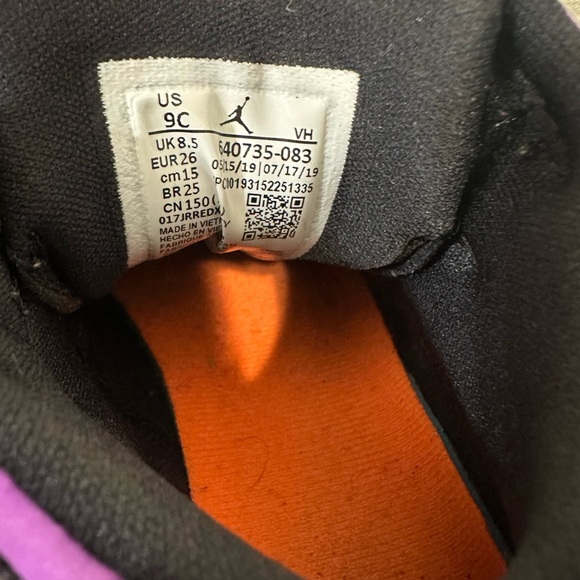 Jordan 1 mid gs candy multicolor TODDLER SHOE size 9C - Picture 5 of 5